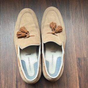 Tan Suede Loafers for Men